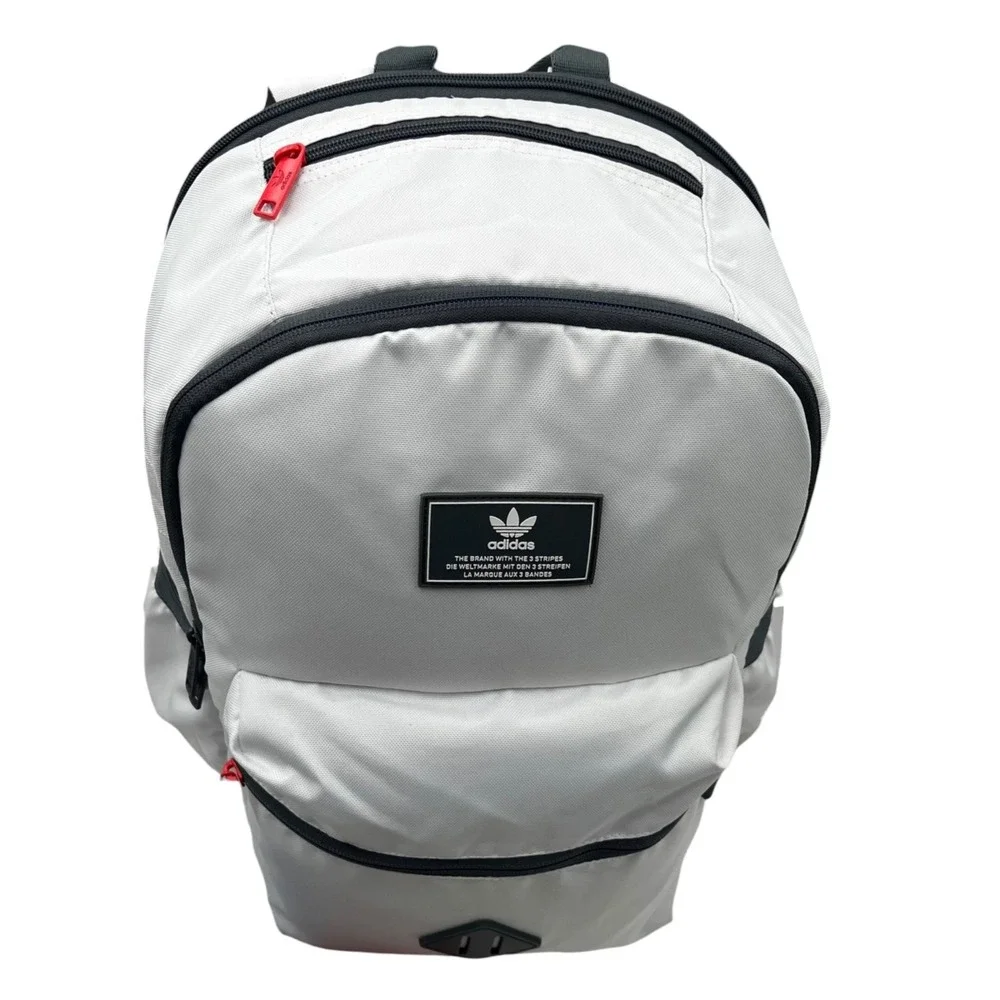 adidas National 3.0 Backpack Laptop Storage White/Onix Grey/Bright Royal Blue